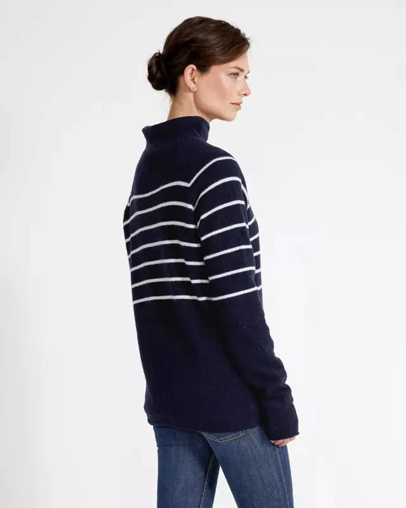 Holebrook Martina Windproof Jumper Navy/Multi-2