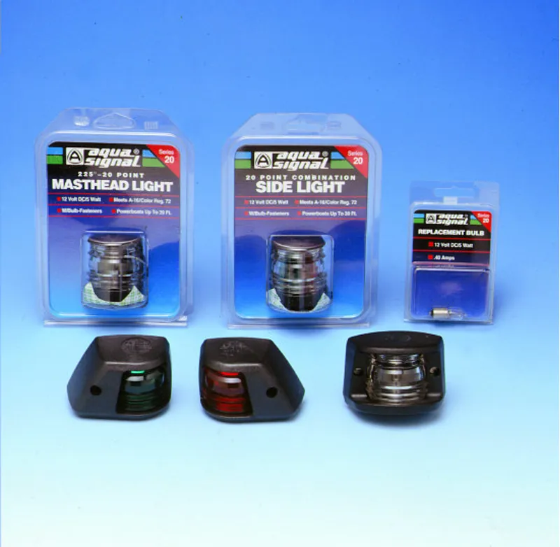 Aqua Signal S20 Port 12v White