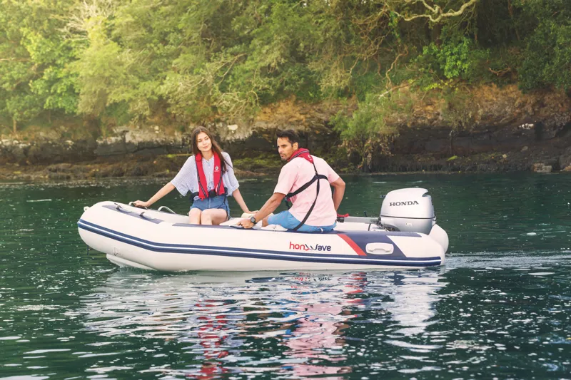 Honwave T25 Alloy Floor With Honda 2.3hp-2