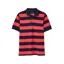 Joules Filbert Polo in Pink Navy Stripe