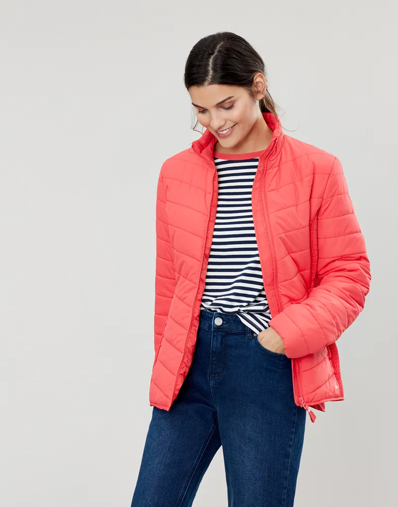 Joules Harrogate Padded Jacket in Poppy-1