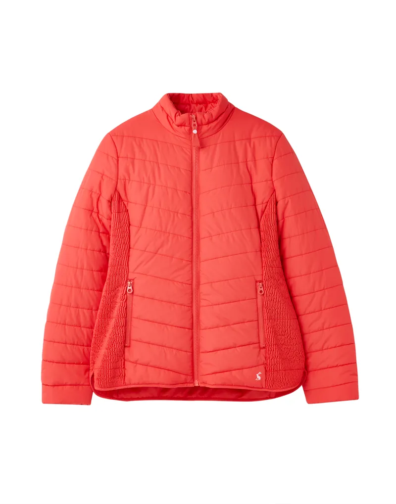 Joules Harrogate Padded Jacket in Poppy