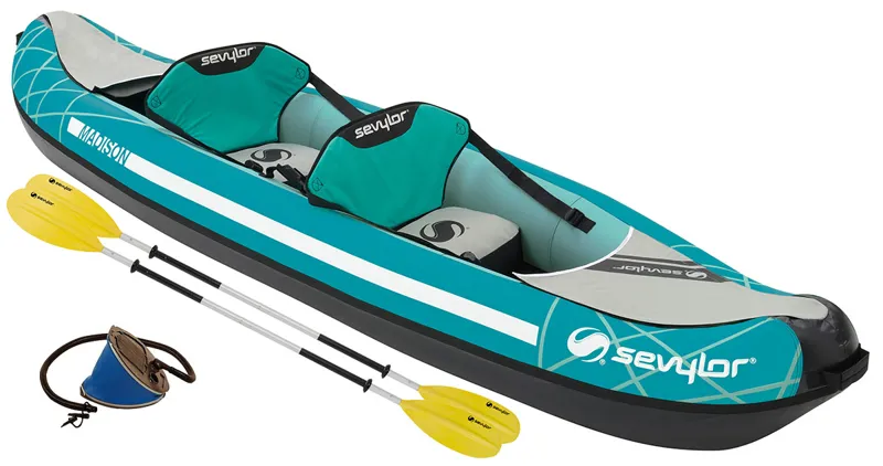 Sevylor Madison 2 Person Inflatable Kayak Kit