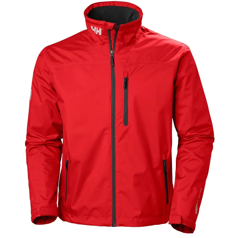 Helly Hansen Mens Crew Midlayer Jacket in Red