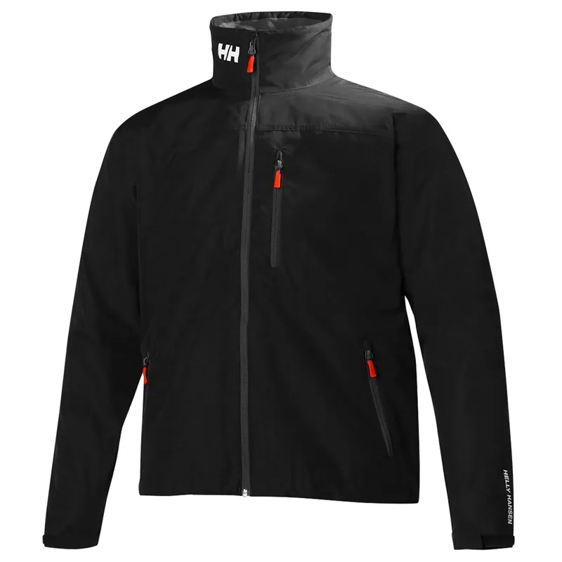 Helly Hansen Mens Crew Midlayer Jacket in Black
