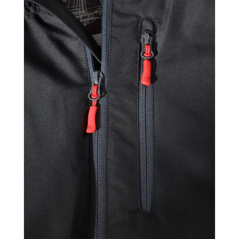 Helly Hansen Mens Crew Midlayer Jacket in Black-3