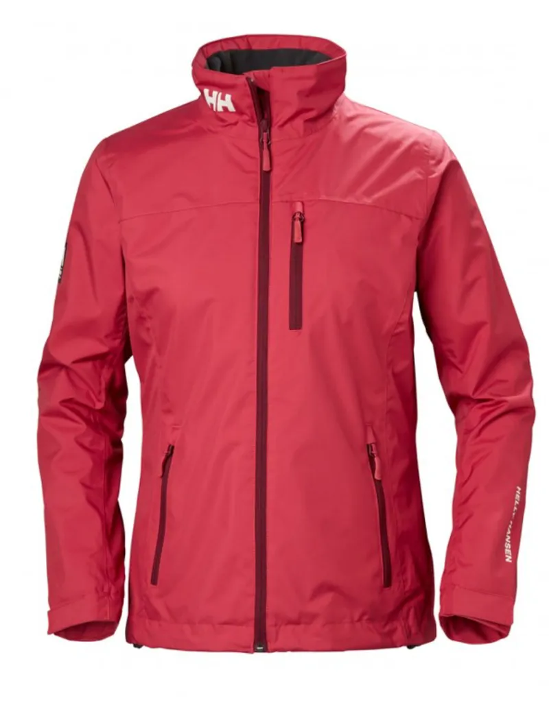 HH Womens Crew Midlayer Jacket Red
