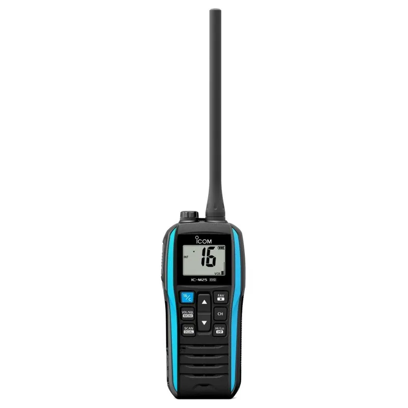 ICOM M25 Buoyant Marine VHF Transceiver Marine Blue