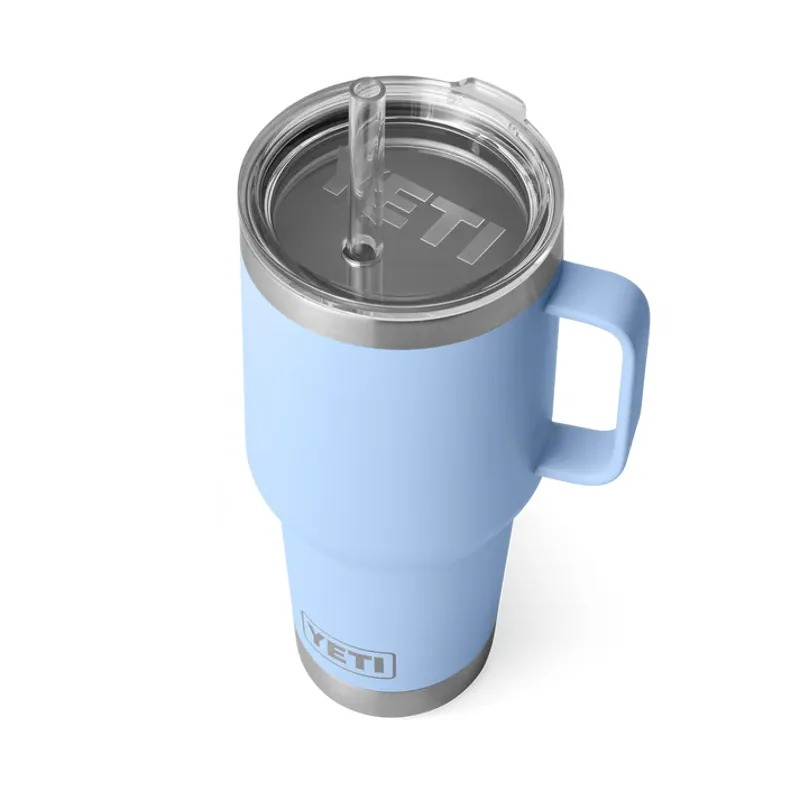 Yeti Rambler 35oz Straw Mug Big Sky Blue-1