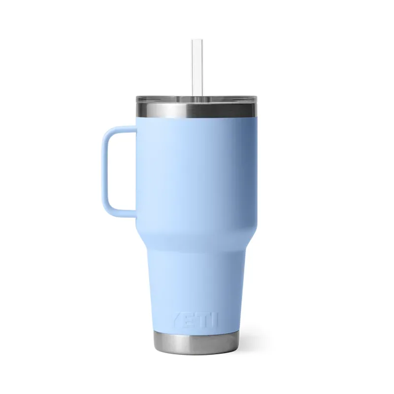 Yeti Rambler 35oz Straw Mug Big Sky Blue-2