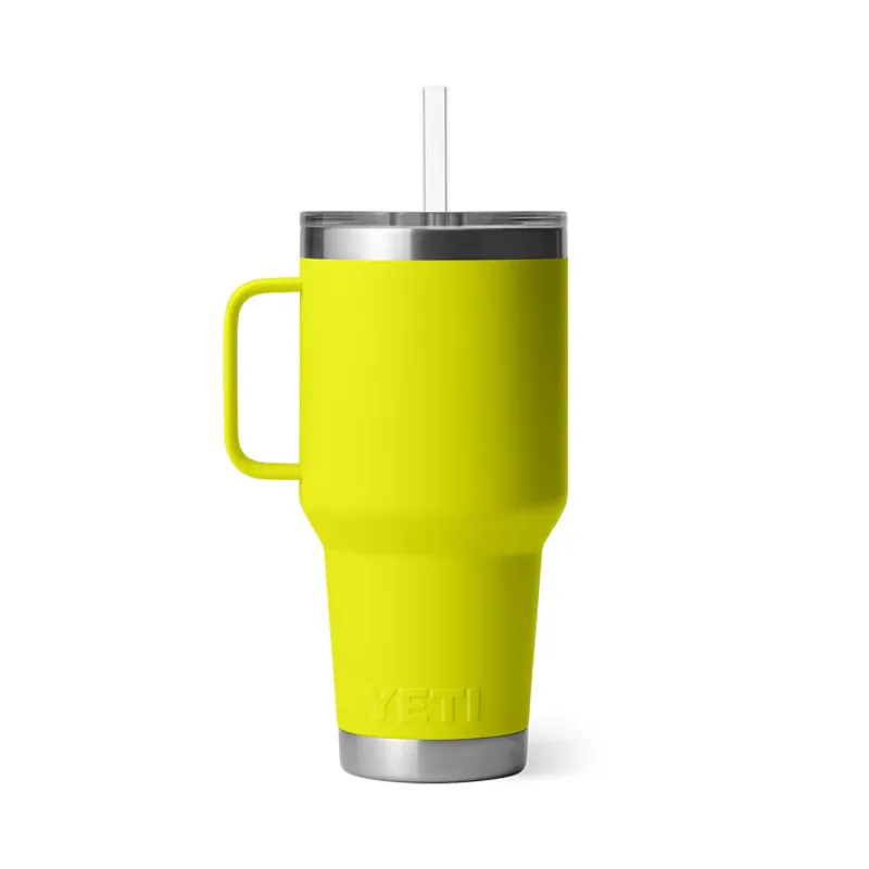 Yeti Rambler 35oz Straw Mug Firefly Yellow-1