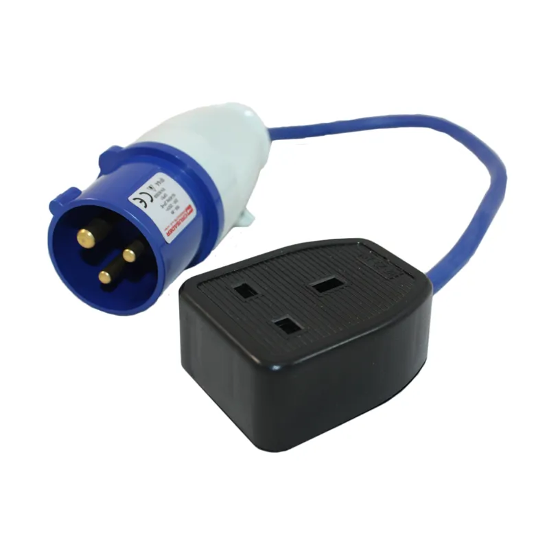 Male Shorepower Plug To 3 Pin Female Plug Socket