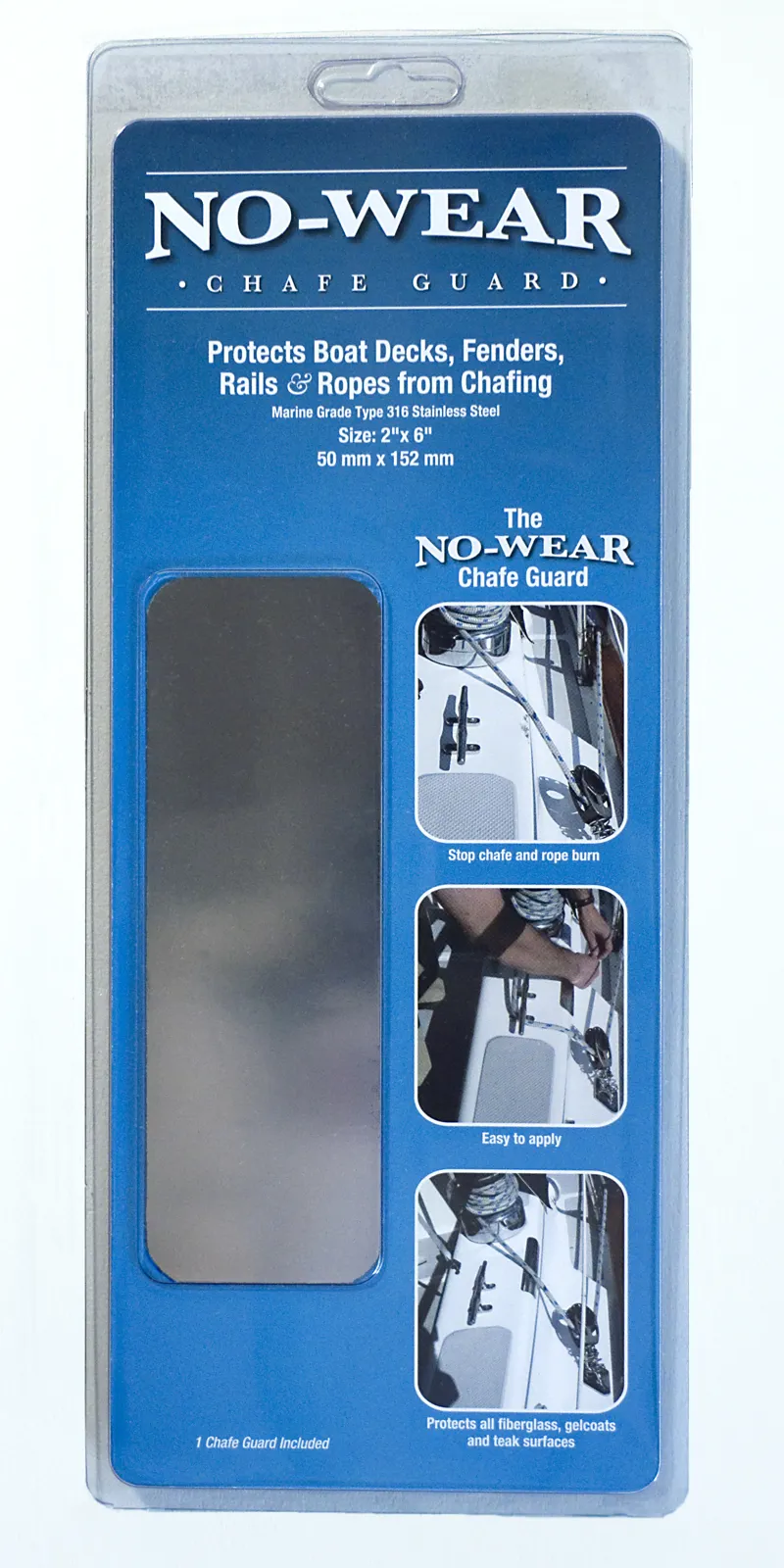 No-Wear Chafe Guard Stainless Steel