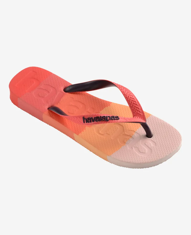 HavaianasTop Logomania Gradient Red Crush Flip FLop-3