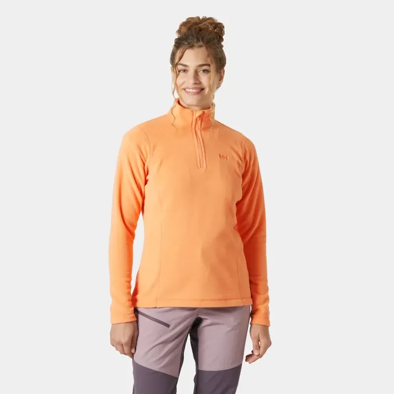 Helly Hansen Womans Daybreaker 1/2 Zip Apricot-1