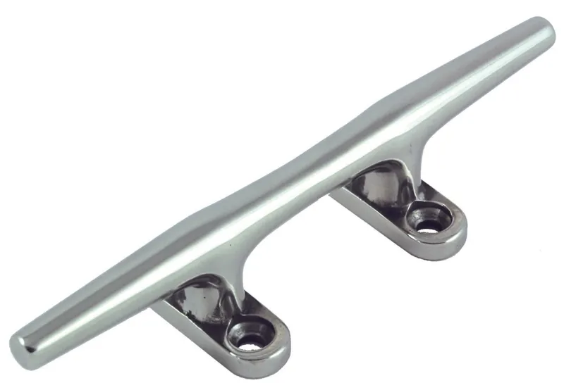 Hollow Base Cleat 4 Hole - Stainless Steel