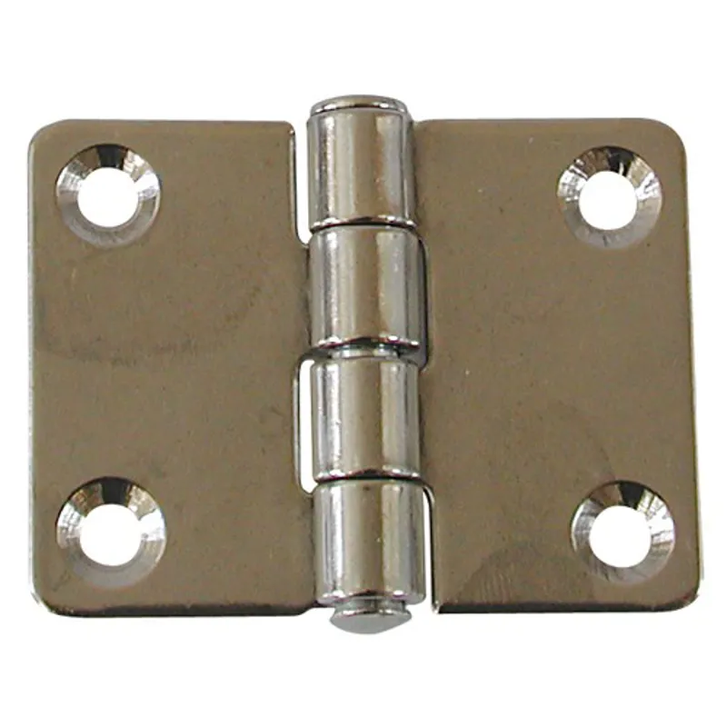 Butt Type Hinge 37mm x 48mm - Stainless Steel