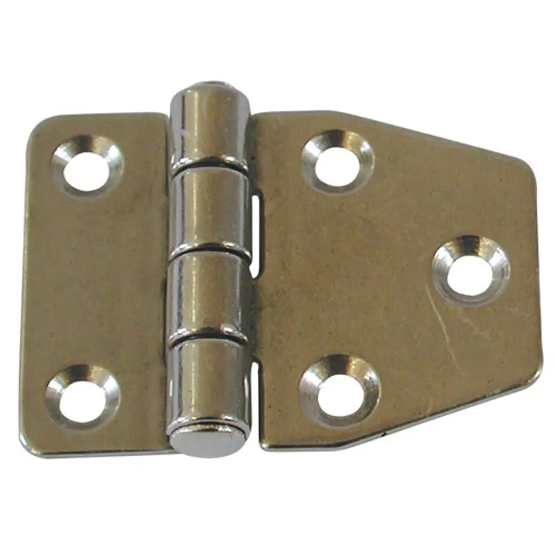 Flat Half Back Flap Hinge 37mm x 50mm - Stainless Steel