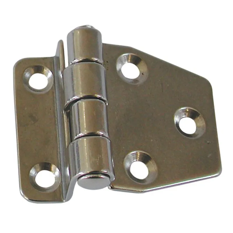 Cranked Hinge 37mm x 48mm - Stainless Steel