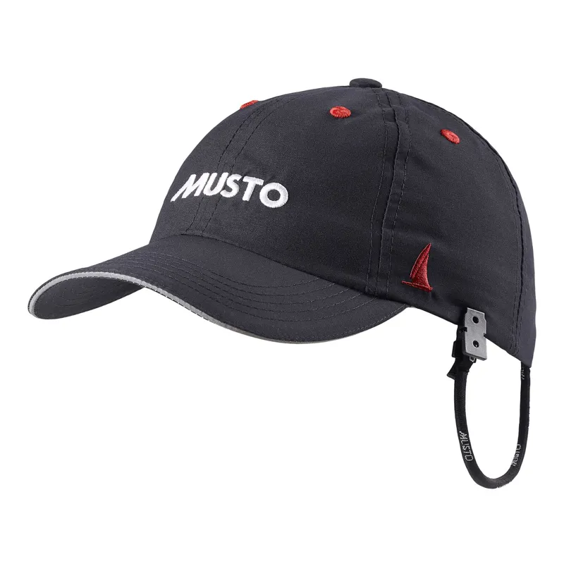 Musto Essentials Fast Dry Crew Cap in Black-2