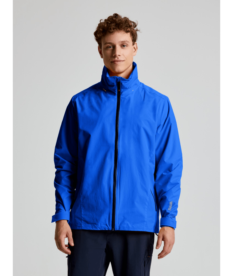 Slam Womens Crew Warm Hooded Jacket Olympic Blue-1