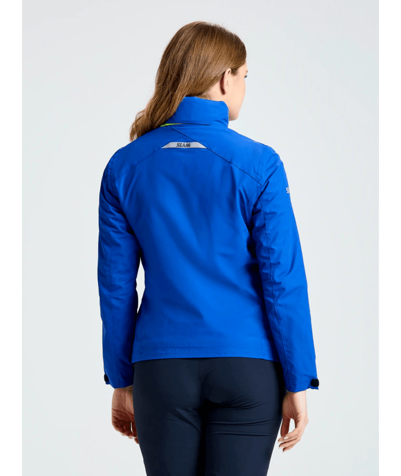 Slam Womens Crew Warm Hooded Jacket Olympic Blue
