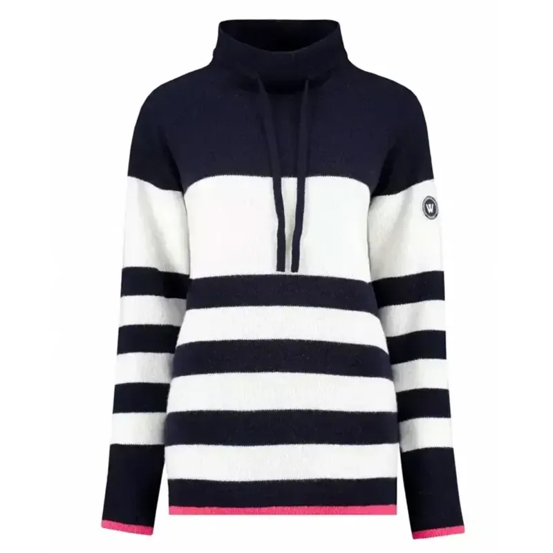 Holebrook Angelika Wind Proof Navy Jumper