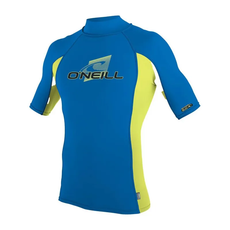 O'Neill Youth Premium Skins S/S Rash Gaurd Ocean