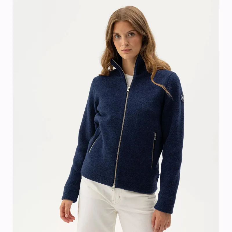 Holebrook Claire Fullzip Windproof Dark Blue Jumper-3