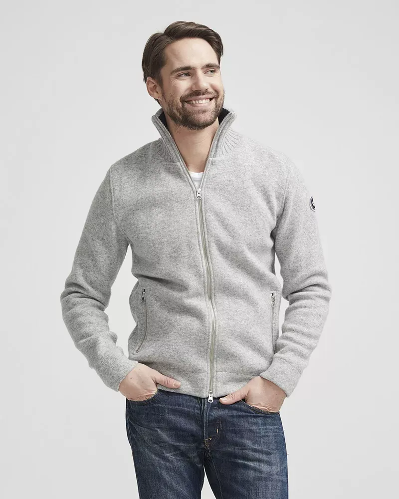 Holebrook Mans Windproof Sweater Grey