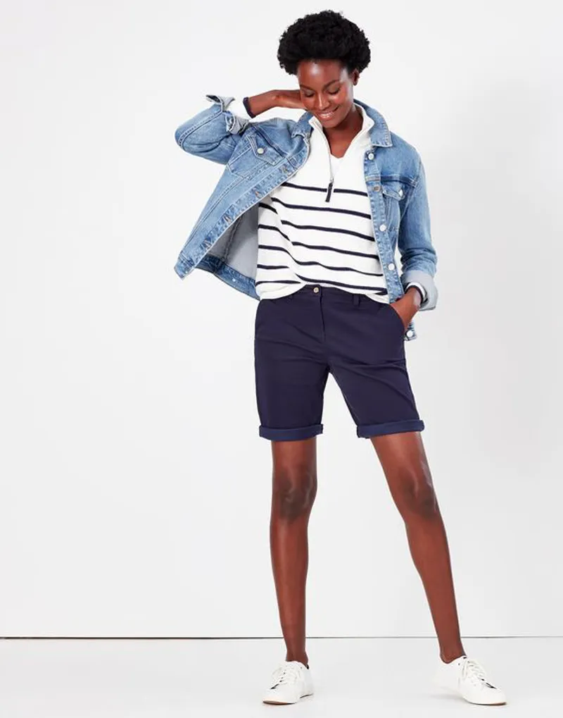 Joules Cruise Long Length Chino Shorts-1