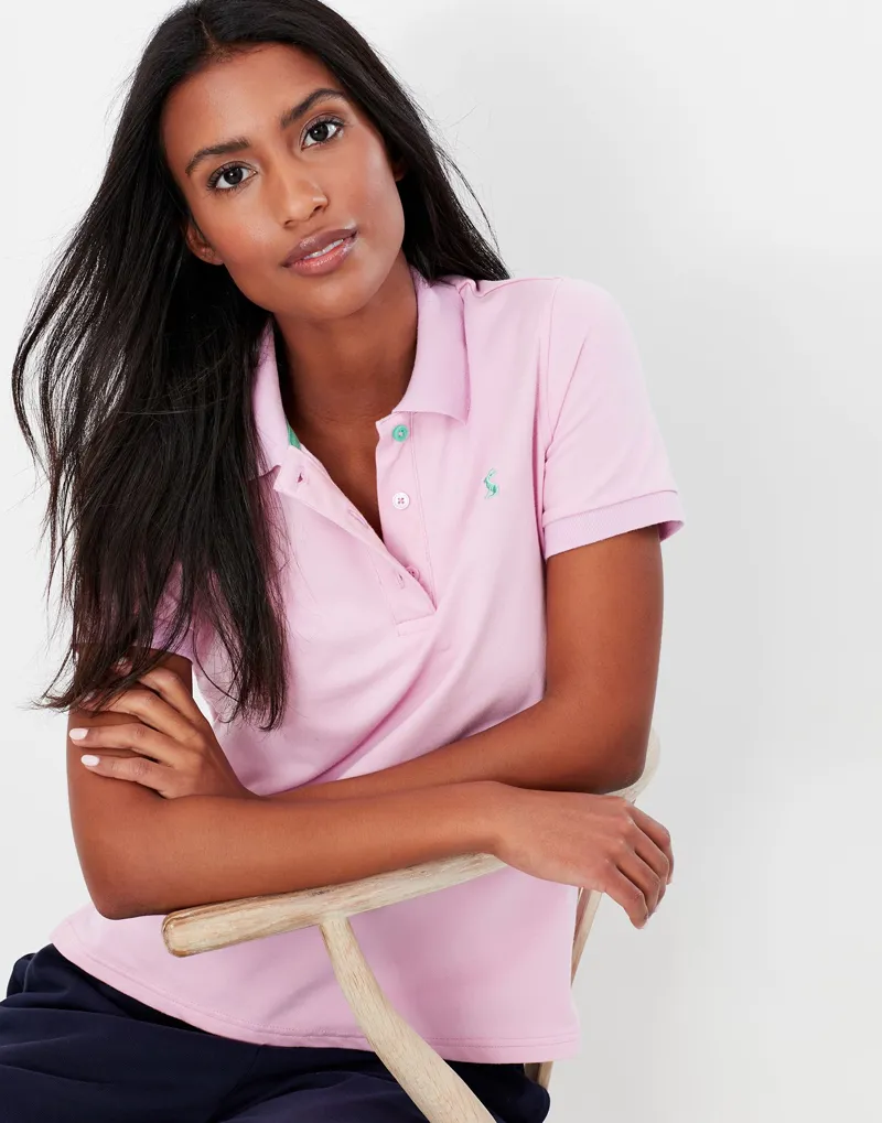 Joules Pippa Polo Shirt Light Pink-1