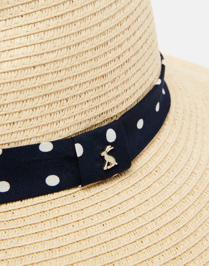 Joules Wide Brim Hat Natural-1