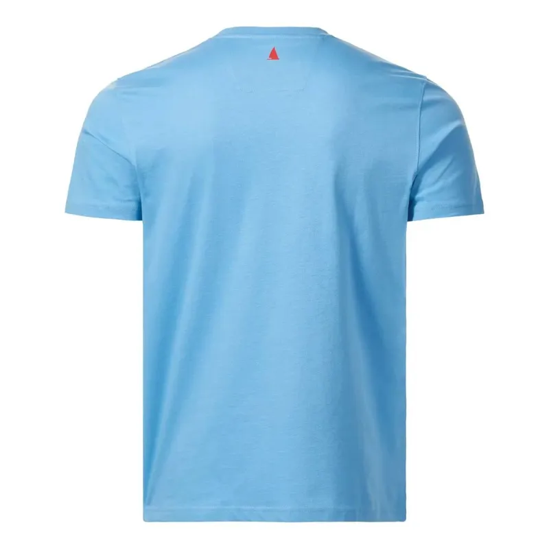 Musto Marina Short Sleeve T-shirt Silver Lake-1
