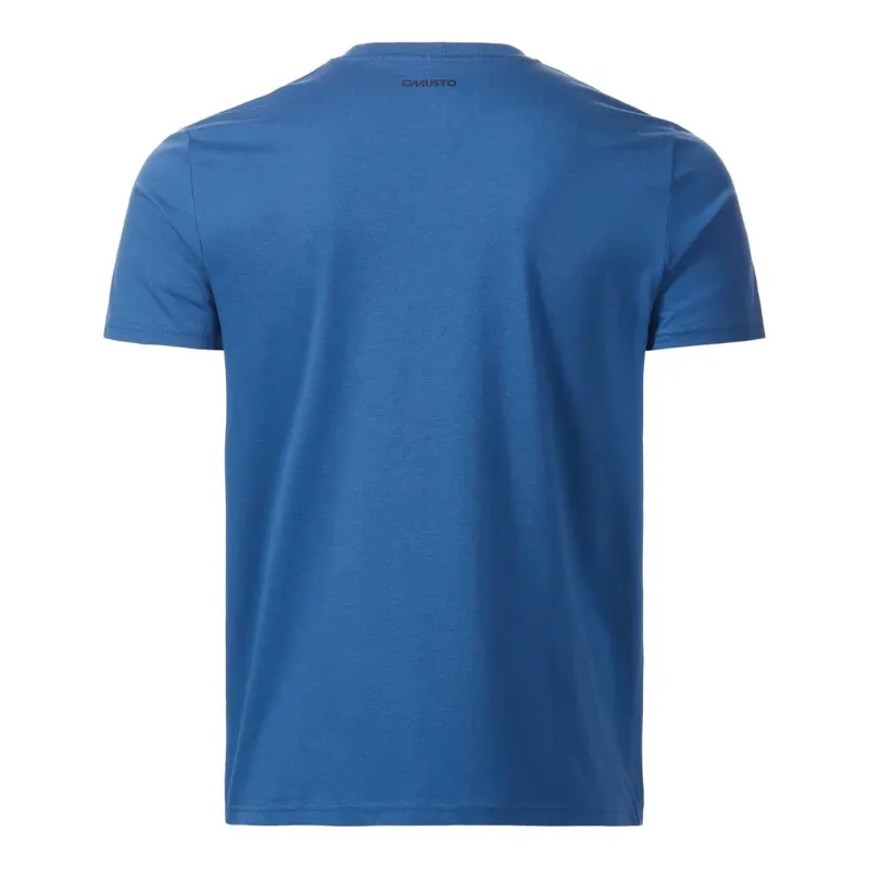 Mens Musto Logo T-shirt Marine Blue-2