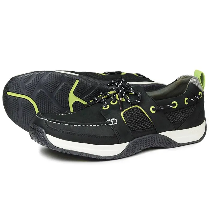 Orca Bay Wave Carbon/Yellow Deck Shoe