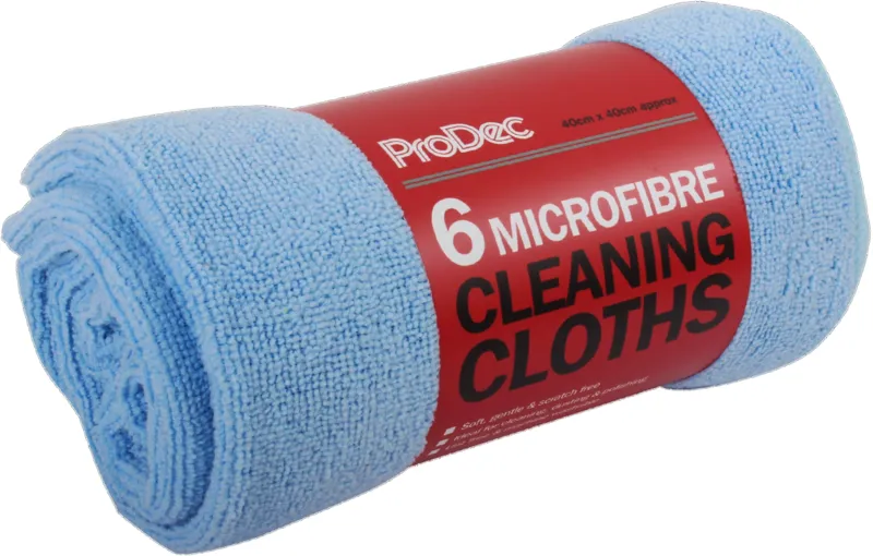 Microfibre Cloths - 6 Pack