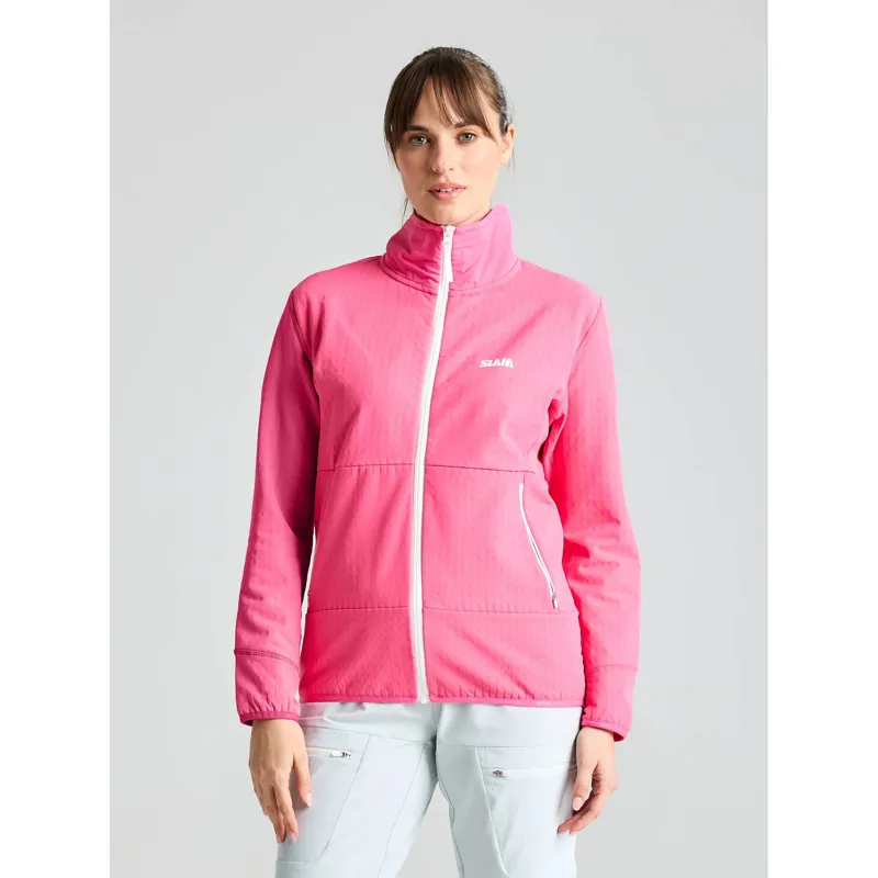 SLAM ALTURA WS FZ GRID FLEECE HYDRANGEA PINK
