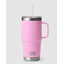 Yeti Rambler 25oz Straw Mug Pink