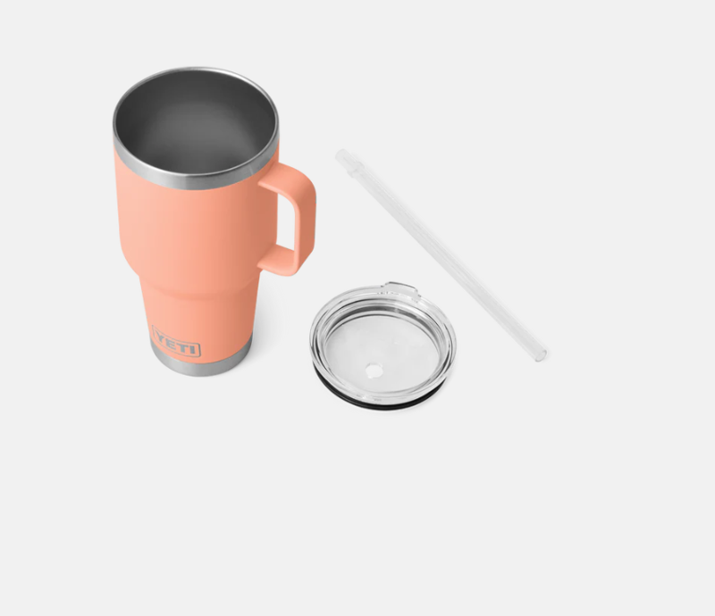 Yeti Rambler 35oz Straw Mug Lowcountry Peach-1