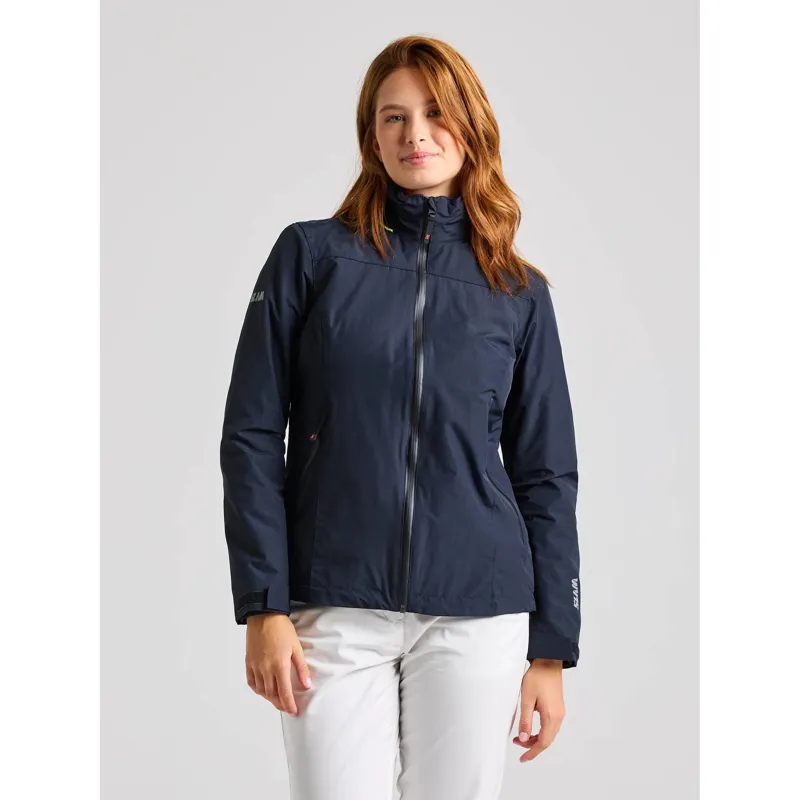 Slam Womens Crew Warm Hooded Jacket Dark Navy