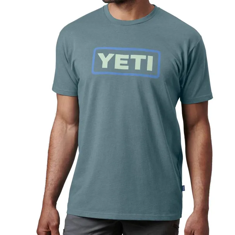 Yeti Logo T Shirt Indigo-2