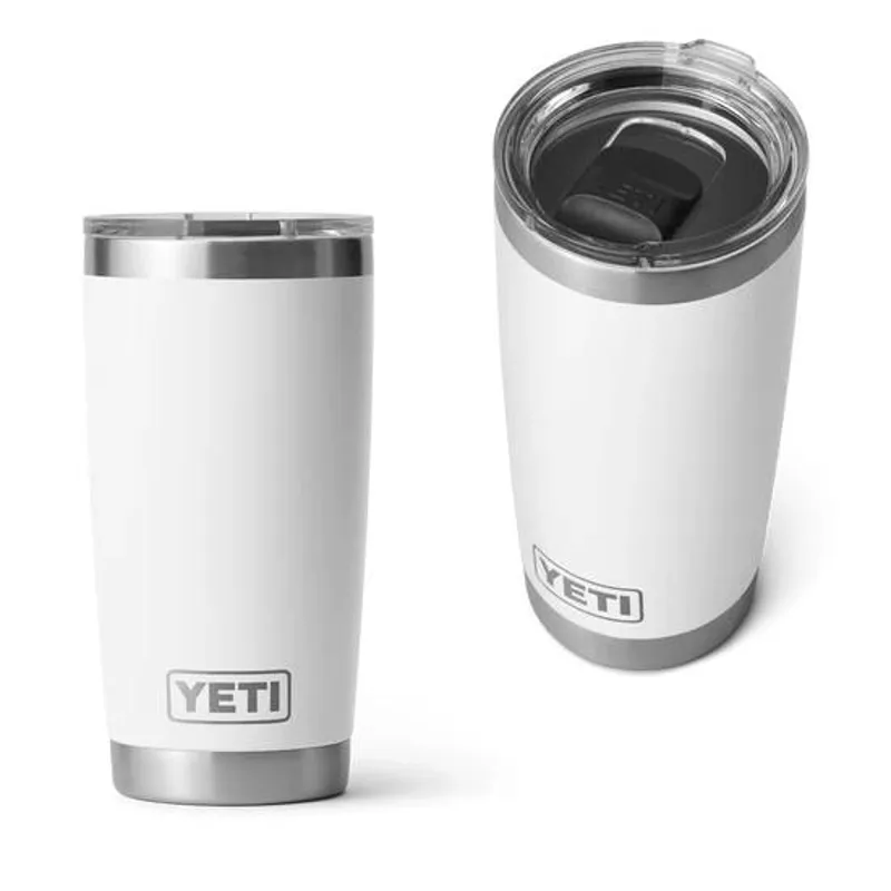 YETI RAMBLER 20 OZ TUMBLER - White