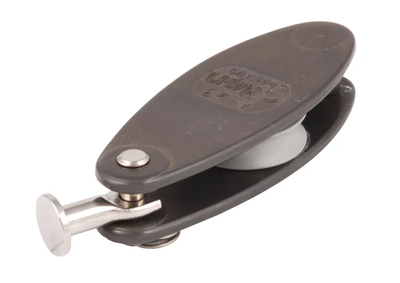 Single Vang Block with Key and Becket 25mm
