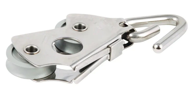 V-Cleat Fiddle Block With Hook - 25mm
