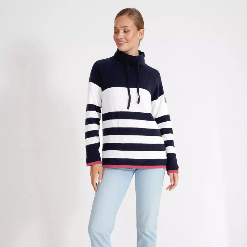 Holebrook Angelika Wind Proof Navy Jumper-1