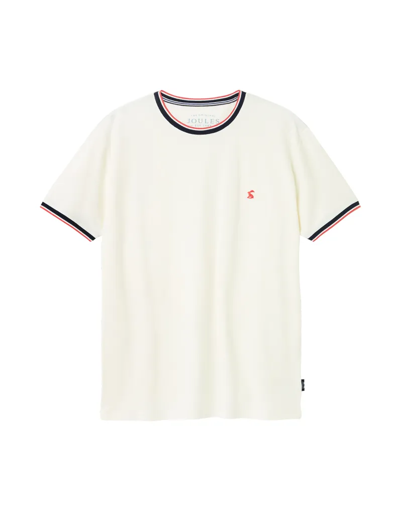 Joules Light Pique Tee White