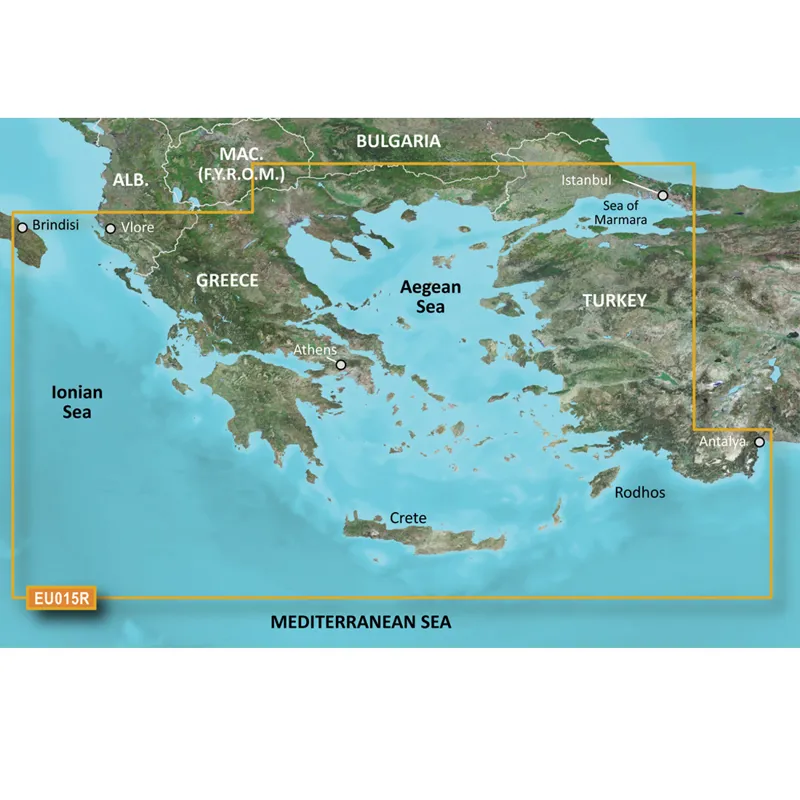 Garmin BlueChart g2 HD Aegean Sea and Sea of Marmara HXEU015R