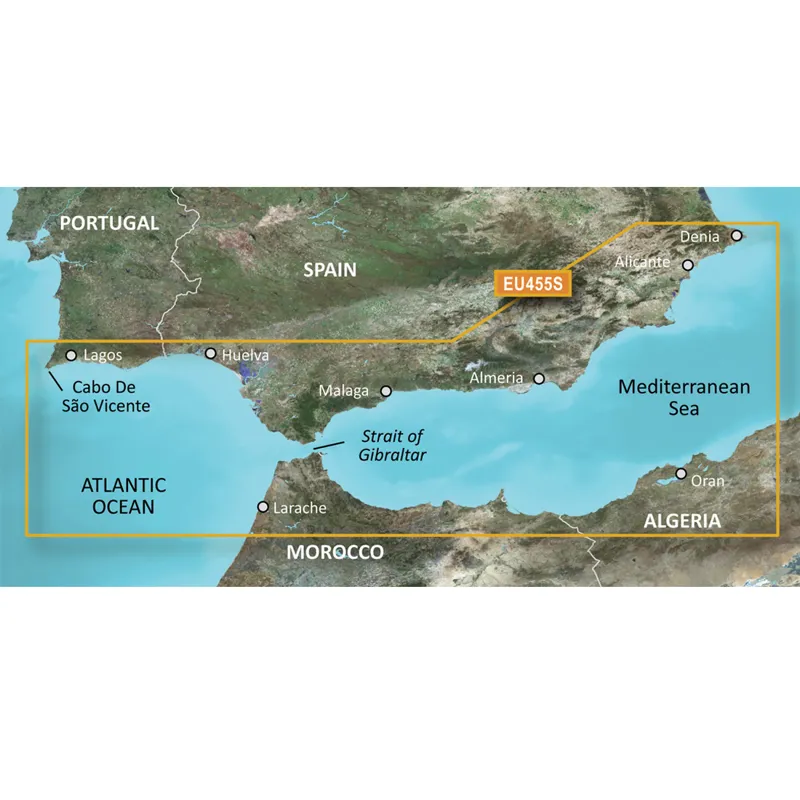 Garmin BlueChart g2 Vision HD Alicante-Cabo de Sao Vicente VEU455S