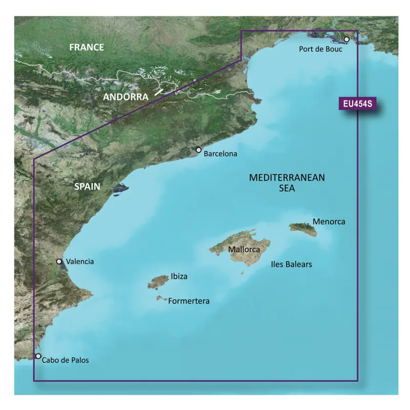 Garmin BlueChart g2 Vision HD Barcelona and Valencia VEU454S
